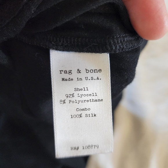 rag & bone lyocell/ silk combo sleeveless romper size 2 - Picture 7 of 7